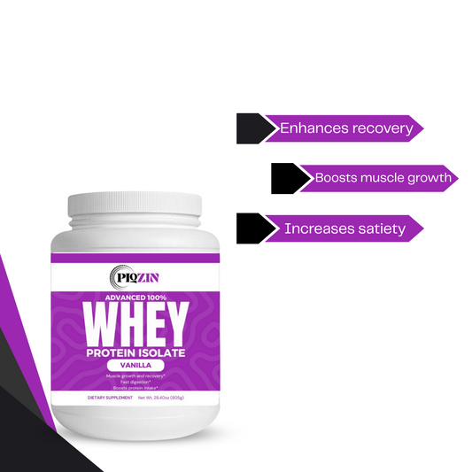 Plozin Advanced 100% Whey Protein Isolate (Vanilla)